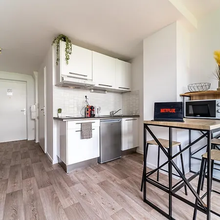 Apartment L'equinoxe - Barbieux - Edhec - Wifi - Parking Roubaix